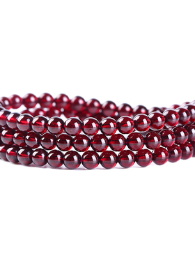 【配送证书】纯天然石榴石手串女