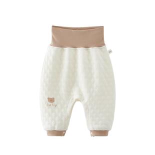 婴儿秋冬衣服夹棉大p裤保暖秋季宝宝冬装睡裤外穿裤子a类纯棉早秋