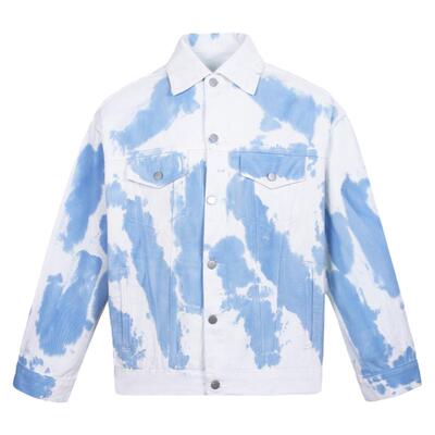 A11SLAVE扎染牛仔夹克宽松