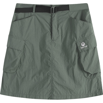探拓户外女士工装裙机能风半身裙