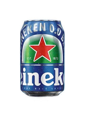 原装进口喜力0.0系列无醇啤酒零度普及就330ml*24罐酒精度≤0.03