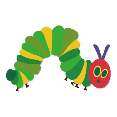 好饿的毛毛虫磁性贴黑板贴教具