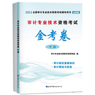 现货中级审计师金考卷2025年中级审计师考试教材配套全真模拟试卷练习题集题库审计理论与实务审计专业相关知识2025审计师考试