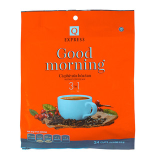 越南Q牌咖啡cafe三合一速溶咖啡480g香浓咖啡20g*24包/袋咖啡