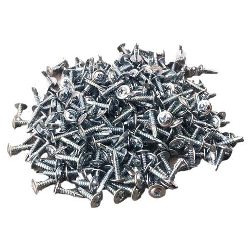 国标大扁头钻尾丝十字燕尾钉华司自攻自钻螺丝镀锌大圆头钻尾M4.2