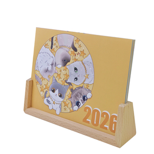 原创猫咪插画日历月历 2026年 喵什么喵绘制 新年礼物 小众