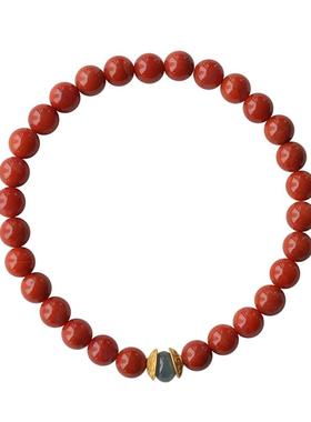 大仙的串儿南红翡翠手串故宫红