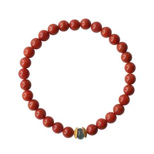 大仙的串儿天然南红手串川料翡翠手链故宫红礼物女生本命年原创