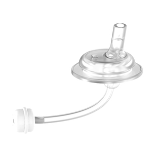 爱乐宝奶瓶吸管配件软管奶嘴转换变鸭嘴杯宽口径通用替换头重力球