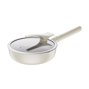 九阳平底锅不粘锅家用煎锅炒菜电磁炉0氟陶瓷煎炒牛排烙饼钛锅炊