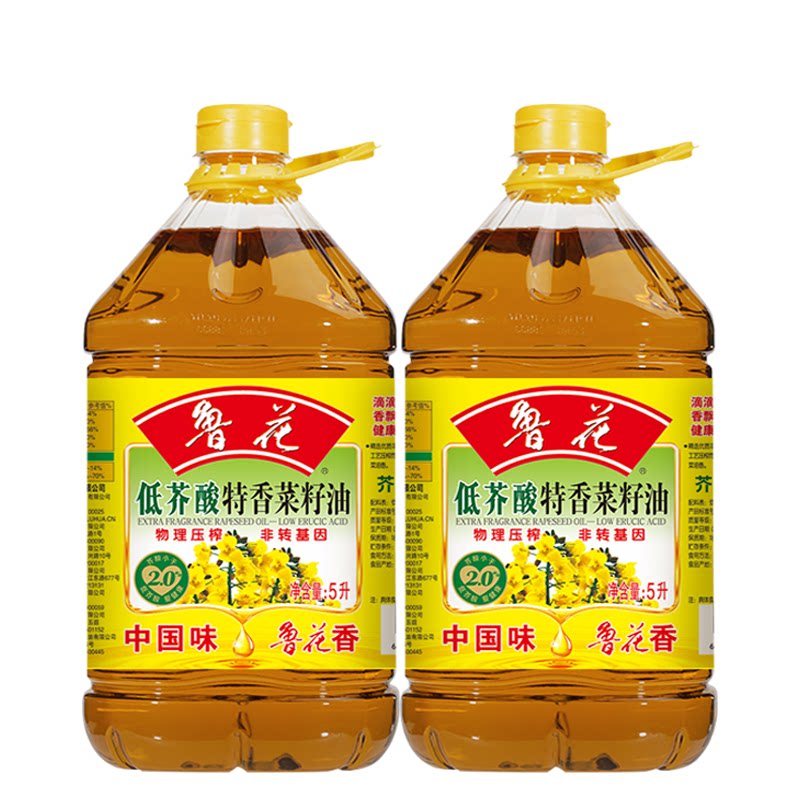 官方自营特香菜籽油5L送超值赠品