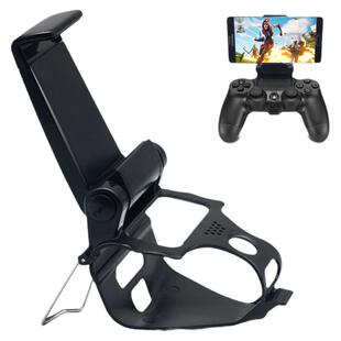 BRHE PS4游戏手柄手机支架 PS5多功能手柄夹 简易可调节手机通用