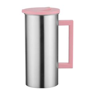 韩式不锈钢冷水壶家用加厚耐热耐高温凉水壶带盖大容量餐厅茶水壶