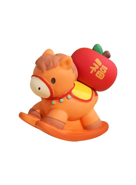 原创马上有福桌面摆件新年礼物