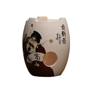 林于凯【手绘白泥炉】纯手工家用烧水煮茶炉炭火炉潮汕功夫泡茶炉