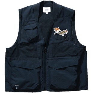 【官方正品】nautica白帆 日系中性户外机能马甲背心JW4384