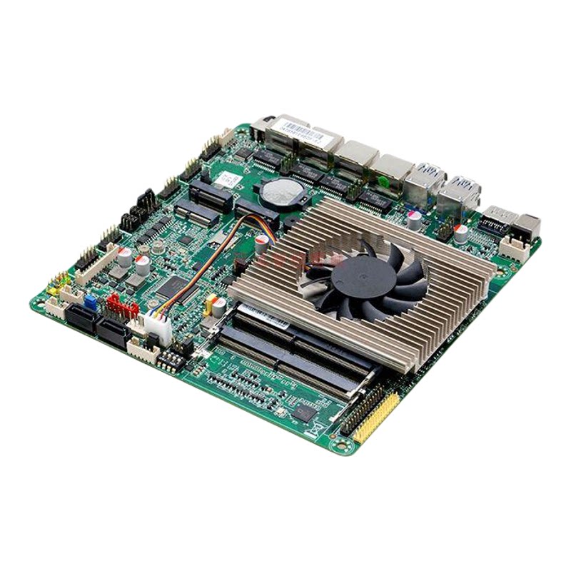 研域VL82迷你ITX8代i5-8257U工业电脑主机4网口POE视觉工控主板