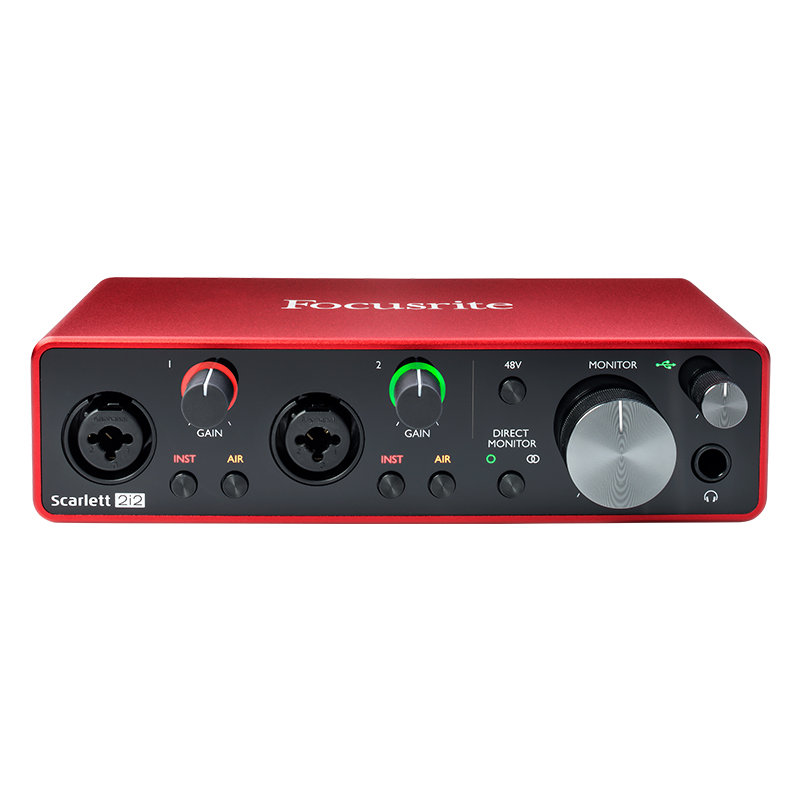 Focusrite/福克斯特 Scarlett 2i23代Type-c专业录音音频接口声卡