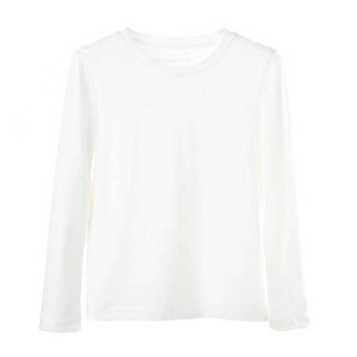 秋衣圆领打底长袖纯色修身薄款