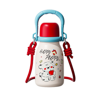 吸管保温杯女士高颜值2025新款大容量水杯学生上学专用杯子陶瓷X