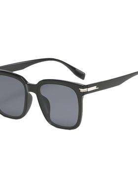 帕拉莫太阳镜2025新款大框女士方形时尚素颜韩版网红防紫外线墨镜