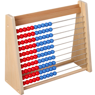 蒙氏数学教具算术架小学生神器幼儿园早教儿童加减法计算架珠算盘