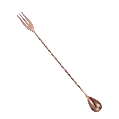 不锈钢长吧勺咖啡搅拌棒调酒吧更