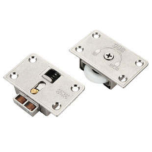 衣柜趟门轮衣柜门滑轮下轮导轨推拉门木老式移门轮吊门吊轨道静音