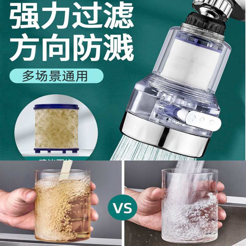 厨房水龙头加长延伸器防溅溅水神器防嘴通用延长硅胶花器洒头喷头