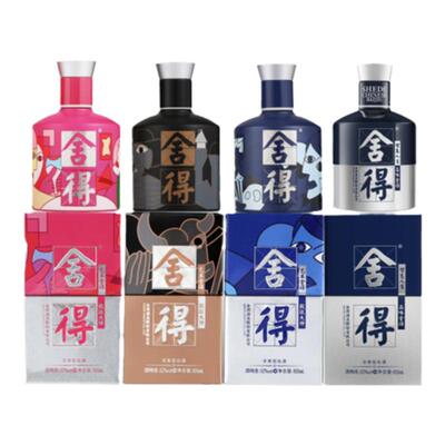舍得小酒组合浓香型白酒4瓶