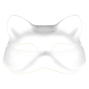 儿童卡通创意手绘纸浆面具京剧脸谱diy手工空白绘画马勺胚材料包