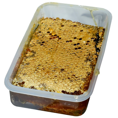 正宗野生蜂巢蜜木桶老巢蜜天然巢