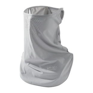 全脸防晒面罩女夏季透气冰丝口罩防紫外线开车面纱护颈遮脖子骑行