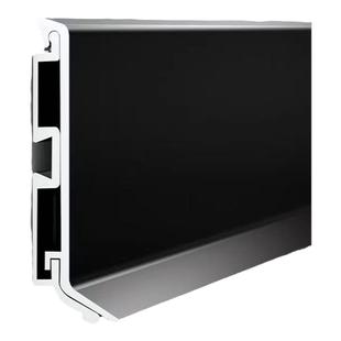 加厚铝合金踢脚线6cm8公分不锈钢极简地脚线金属卡扣地角贴脚线条