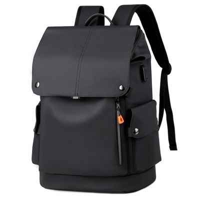 港MTFSKAER男士真皮双肩包