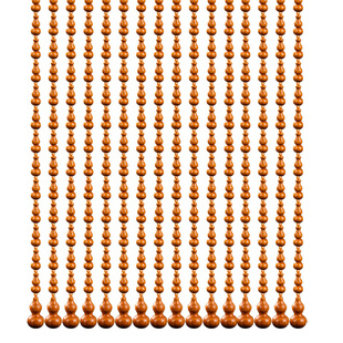 全桃木葫芦门帘珠帘隔断帘客厅玄关过道卫生间卧室大门免打孔挂帘