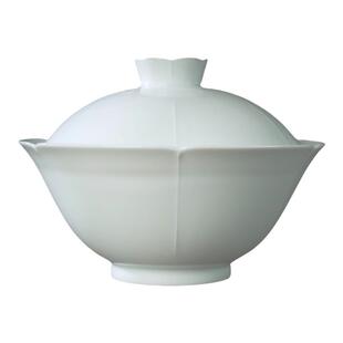 陶瓷碗景德镇高温白瓷碗碗盘餐具套装云遇川宋韵乔迁餐具中式餐具