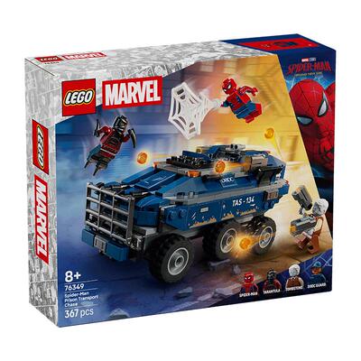 LEGO乐高76349 蜘蛛侠监狱押运追逐战拼装积木玩具礼物