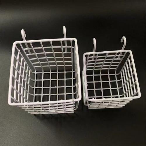 免打孔挂篮勾篮带艺收纳挂篮口宿舍挂架整理框勾斜篮网格置物架铁