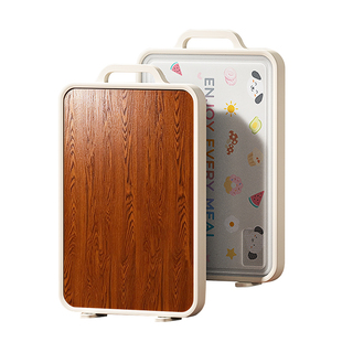 小泽熊进口乌檀木抗菌防霉案板砧板家用厨房食品级PP双面切菜板