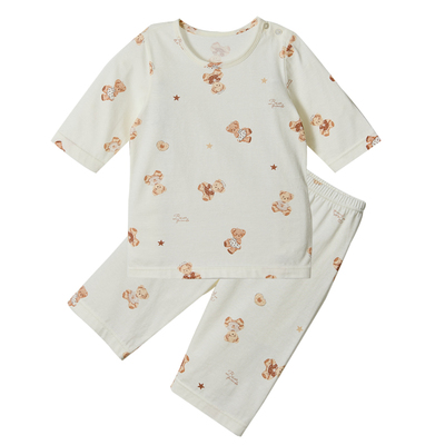 韩国品牌有机棉空调服睡