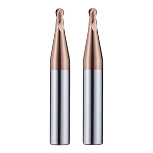 55度小数点球刀钨钢合金球头立铣刀2刃钢用涂层球形刀