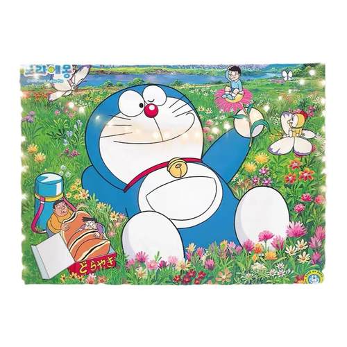 哆啦A梦动漫背景布ins挂布儿童卧室床头装饰墙布租房宿舍改造挂毯