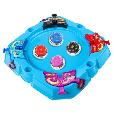 合金发光陀螺旋转多人对战盘儿童