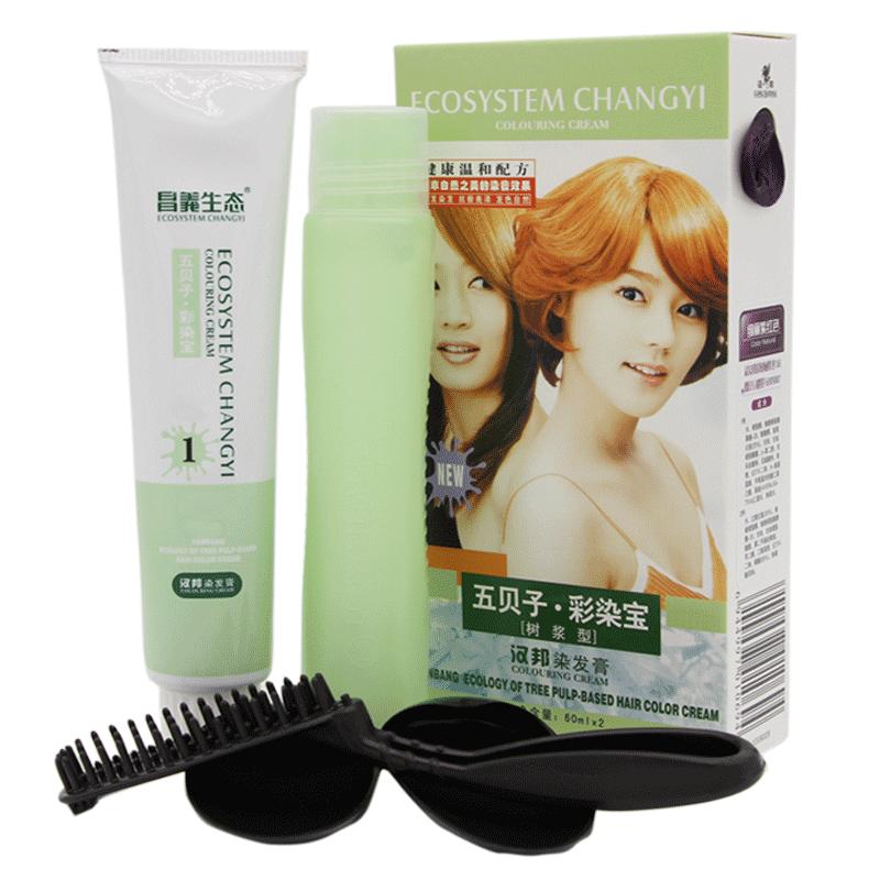 彩色染黑发宝昌义生态染发剂