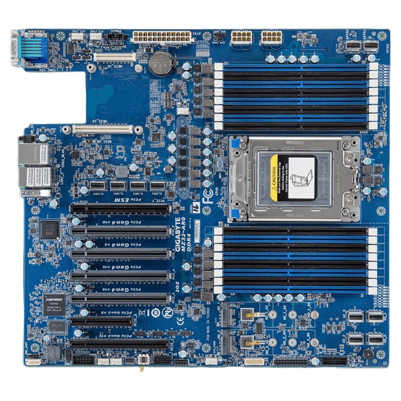 技嘉MZ31/MZ32-AR0 服务器主板PCI-E4.0台式电脑支持AMDepyc7532