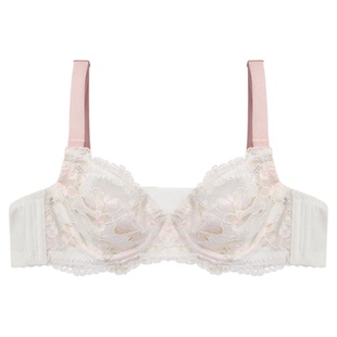 MsKKay超薄内衣调整型大胸显小防下垂收副乳透气文胸|少女的新衣