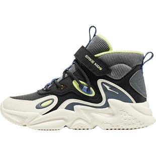 鸿星尔克男童女童运动鞋中大童慢跑鞋2025冬季新款潮童鞋儿童鞋子