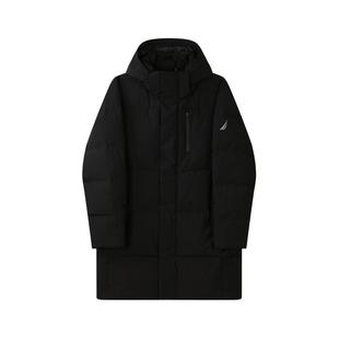 NAUTICA/诺帝卡男装冬季防泼水80绒中长款羽绒服JO4406
