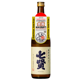 日本进口七贤清酒风凛美山清酒天鹅绒纯米吟酿空之彩起泡酒
